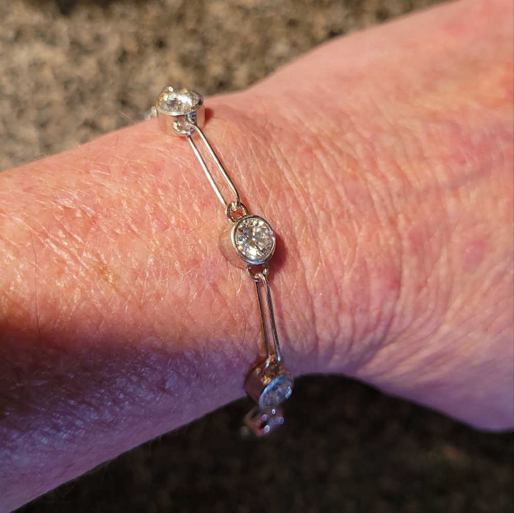 Moissanite Bracelet 3.75 ctw